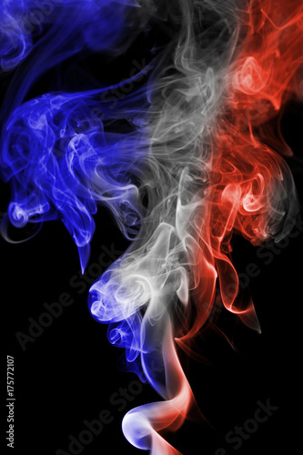 France national smoke flag