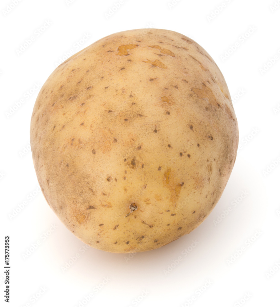 new potato tuber isolated on white background cutout new potato tuber isolated on white background cutout