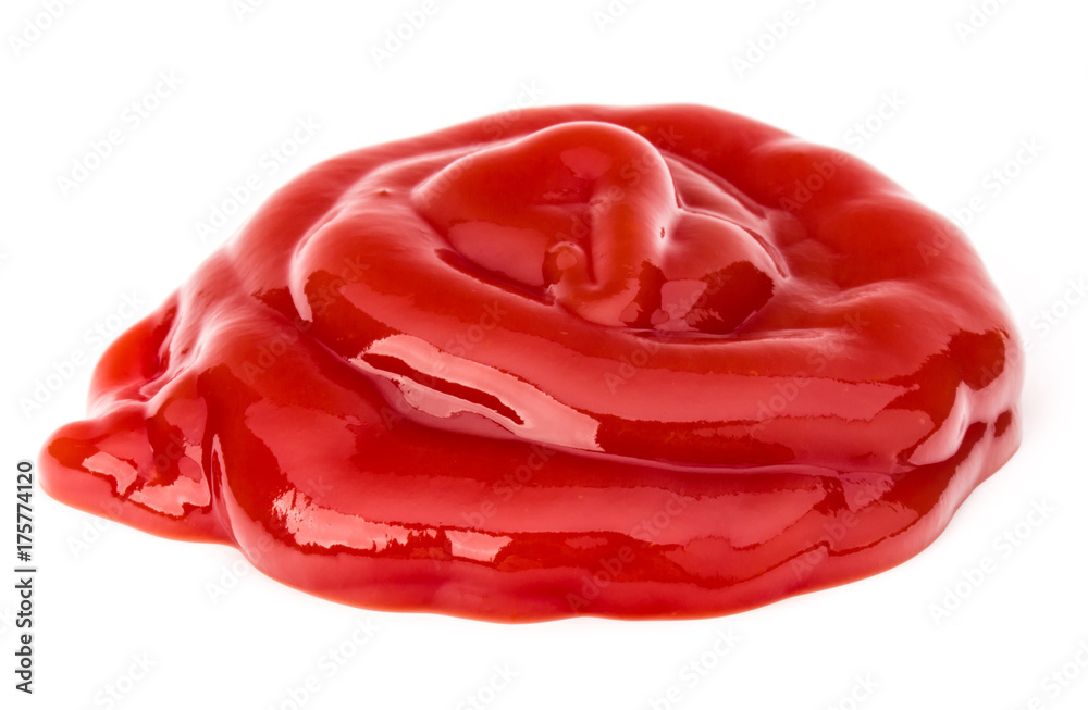 Tomato sauce, ketchup isolated on white background Tomato sauce, ketchup isolated on white background