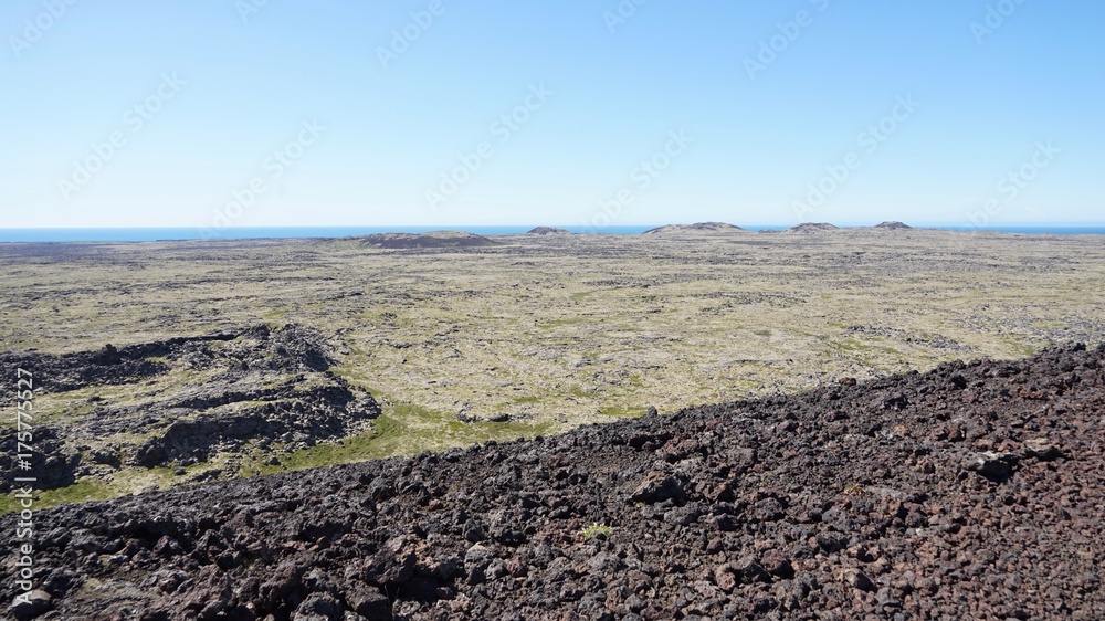 Obraz premium Landschaft im Snæfellsjökull-Nationalpark auf der Snaefellsnes Halbinsel im Westen Islands