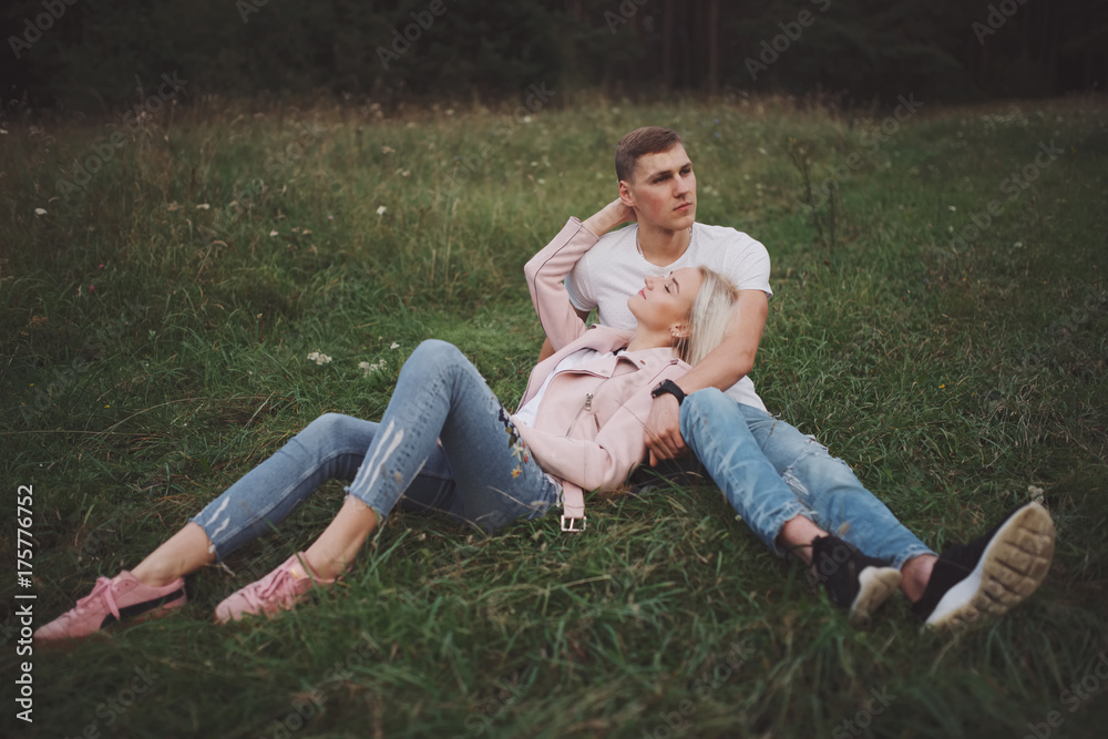 beautiful blonde girl with boyfriend beautiful blonde girl with boyfriend