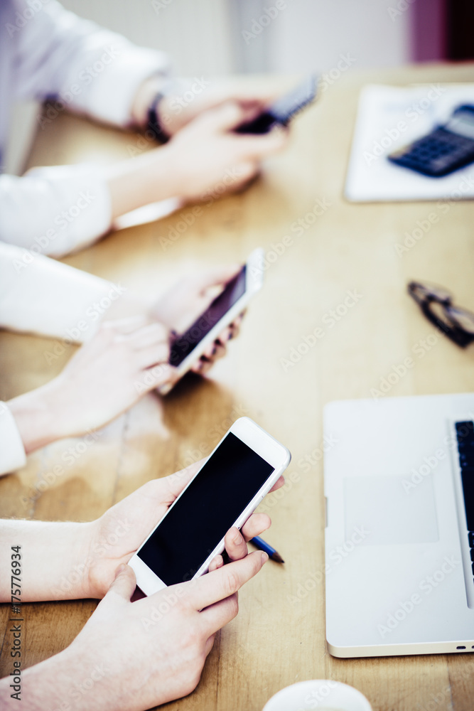 Fototapeta premium Group of young business people