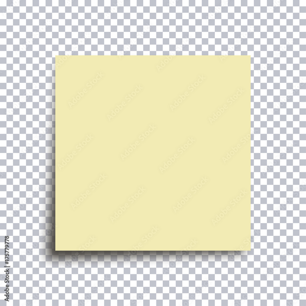 Premium Vector  White sticky note isolated on background