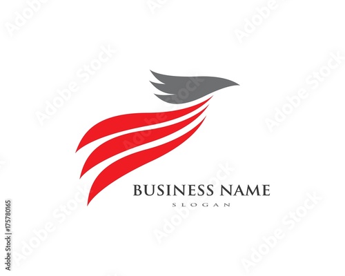 Falcon Wing Logo Template