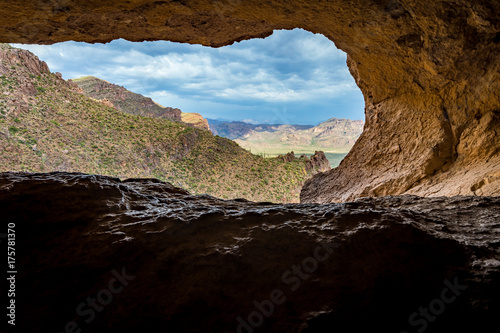 Wave Cave in The Superstition Mountains.