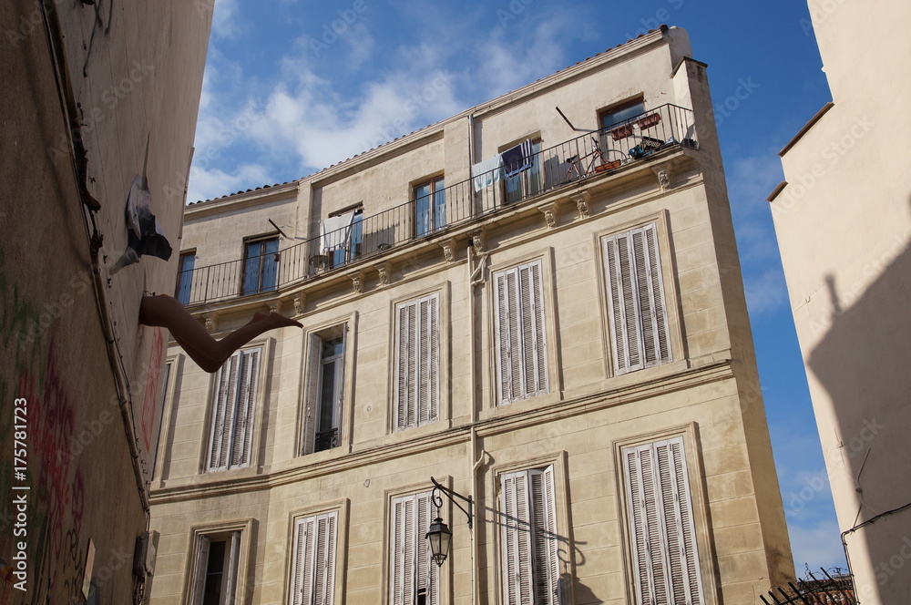 Naklejka premium Der Fuß von Marseille 