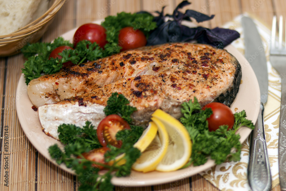 Grilled red fish Grilled red fish