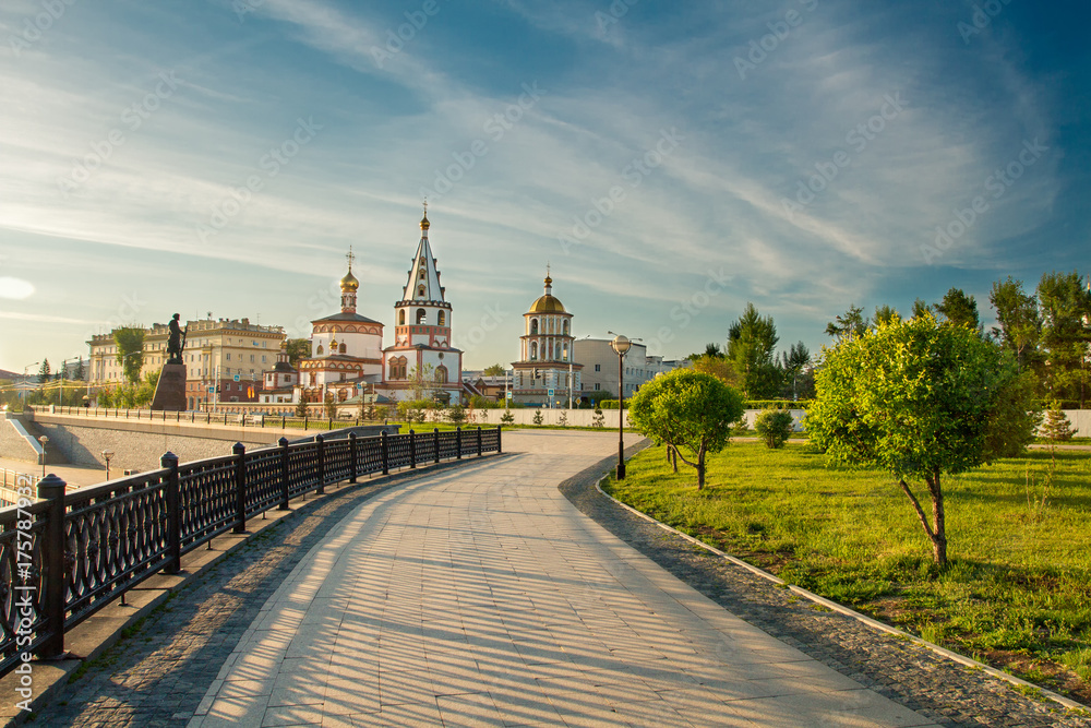 Church in the city of Irkutsk