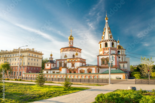 Church in the city of Irkutsk photo