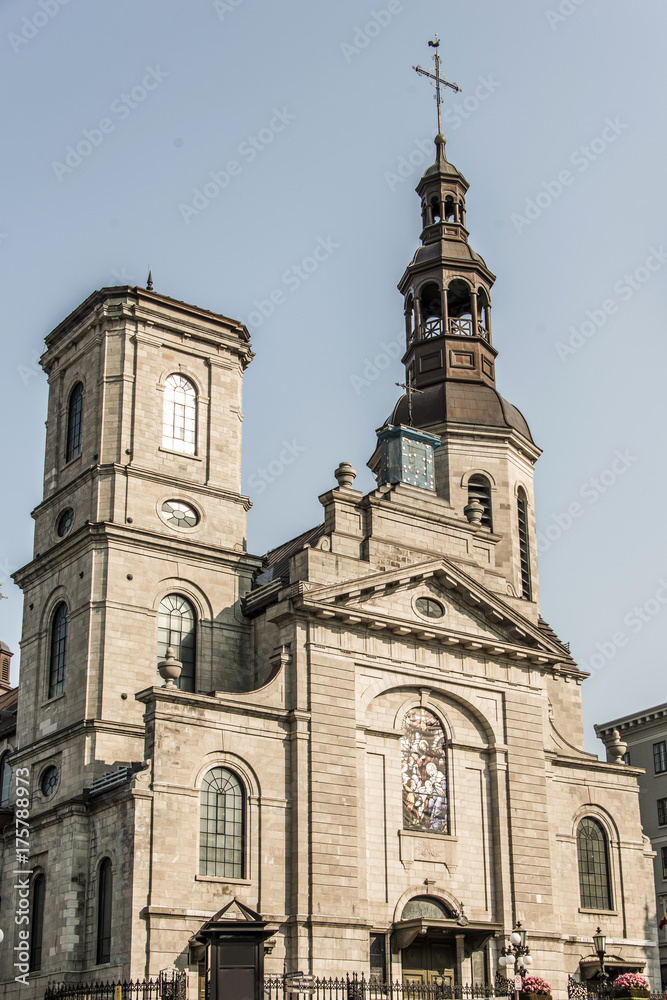 The Cathedral basilica of Notre-Dame de Quebec part of Old town UNESCO world heritage