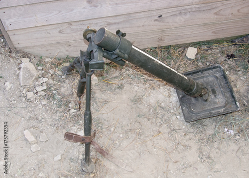 old German mortar
