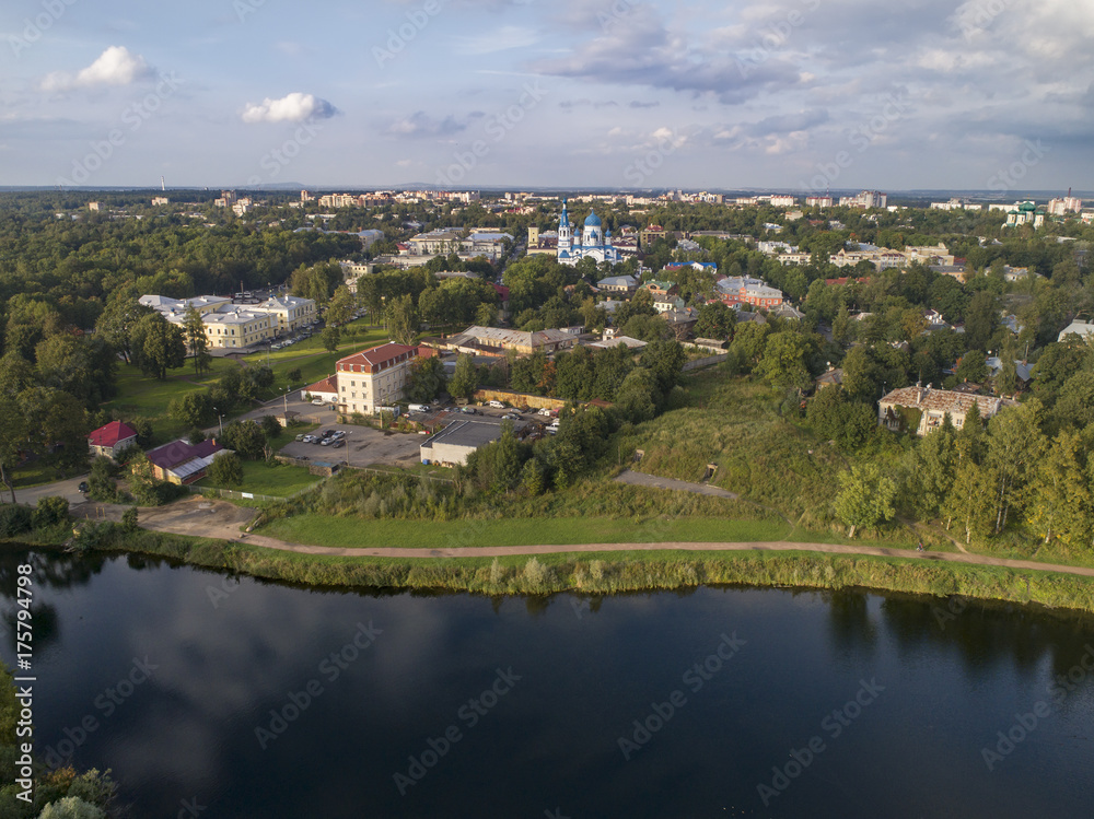 Гатчина, пригород Санкт-Петербурга, вид со стороны Черного озера