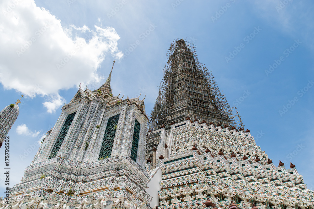 BANGKOK, THAILAND-17 June 2017, The iconic Temple of Dawn, Wat Arun, Bangkok, Thailand.