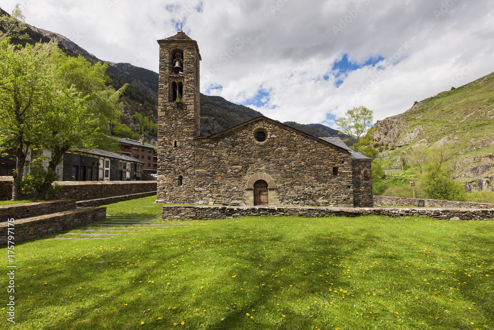 Sant Marti de la Cortinada Church  in La Cortinada, Andorra