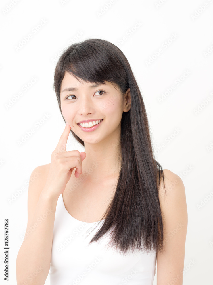 スキンケア・若い女性 スキンケア・若い女性