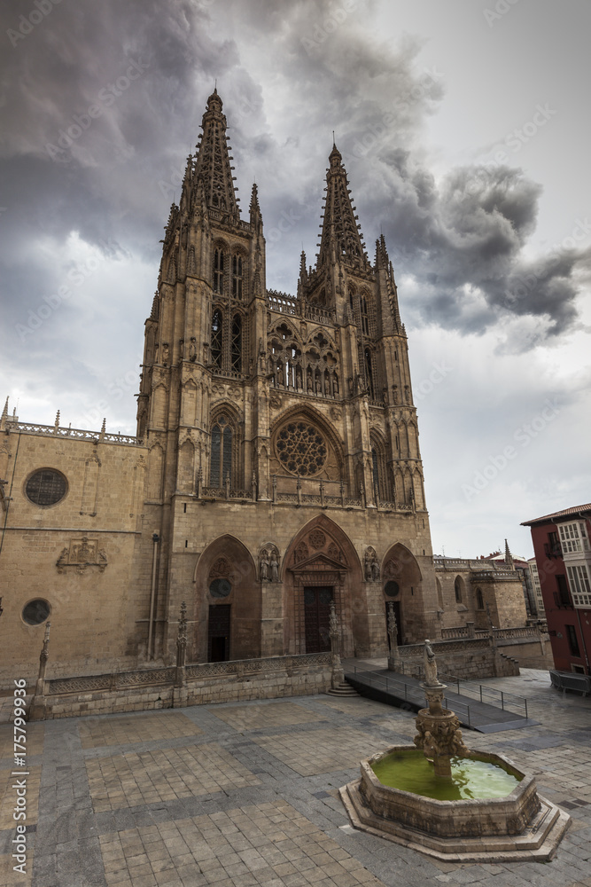 Burgos Cathedral on Plaza de San Fernando
