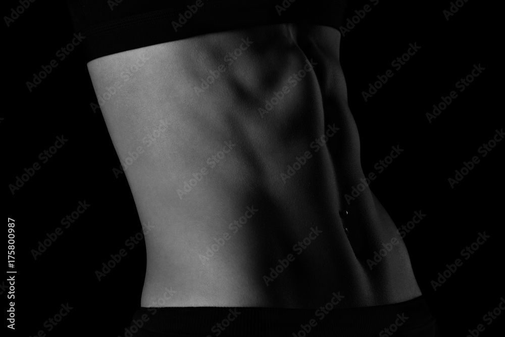 Naklejka premium weiblicher Bauch, Lowkey