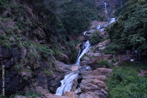 Ravana falls in Sri Lanka photo