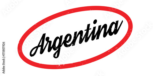 Argentina rubber stamp. Grunge design with dust scratches. Effects can be easily removed for a clean, crisp look. Color is easily changed.