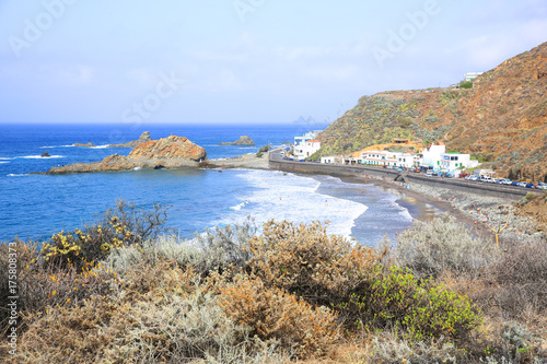 Idyllic seaside on Tenerife Island, Canary Islands, Spain