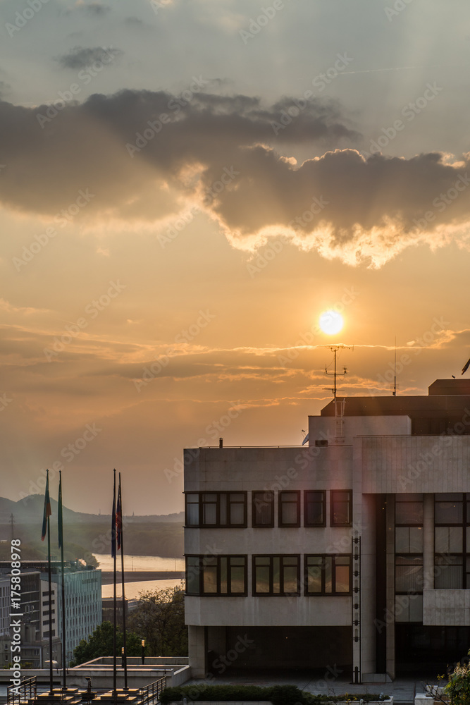 Building Slovakia parliament, Bratislava, central Europe Building Slovakia parliament, Bratislava, central Europe