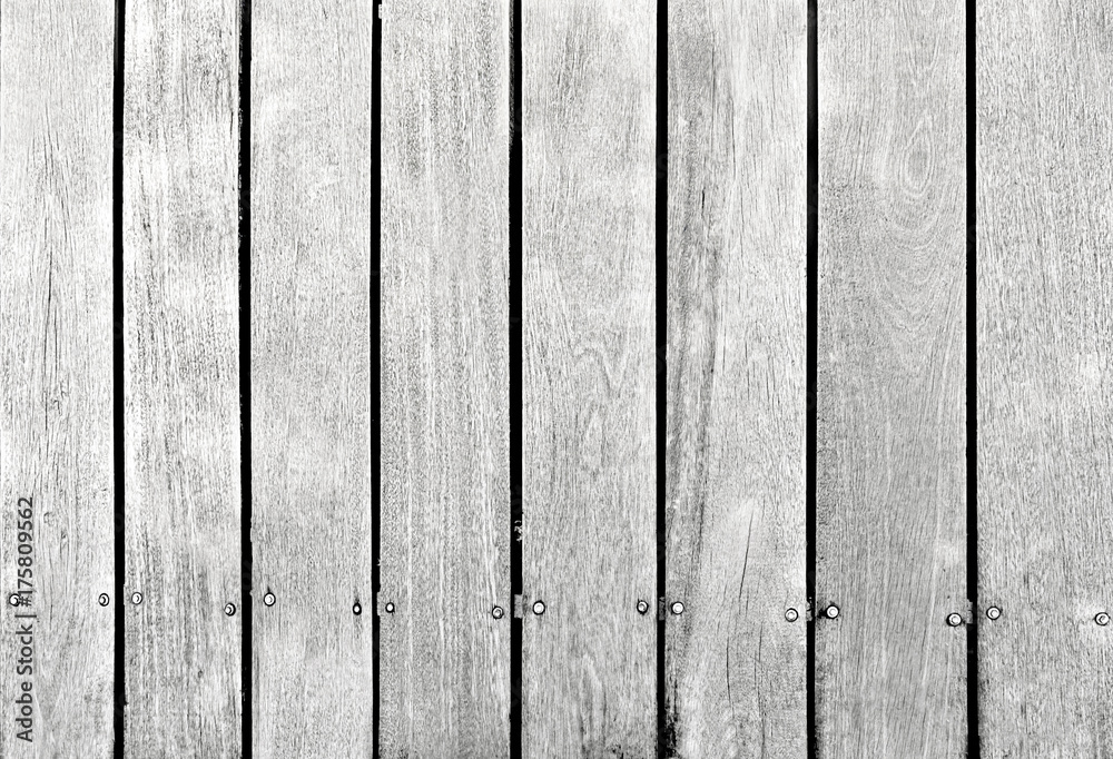 Obraz premium White wood texture or background plank with knots.