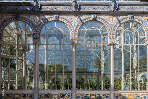 The Crystal Palace in the Retiro Park in Madrid