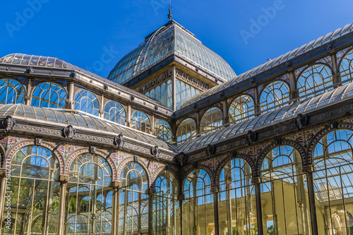 The Crystal Palace in the Retiro Park in Madrid