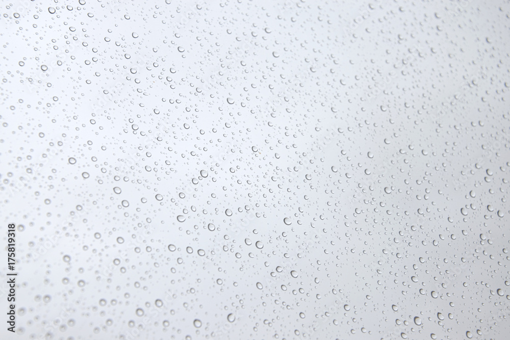 Fototapeta premium Water drops on window