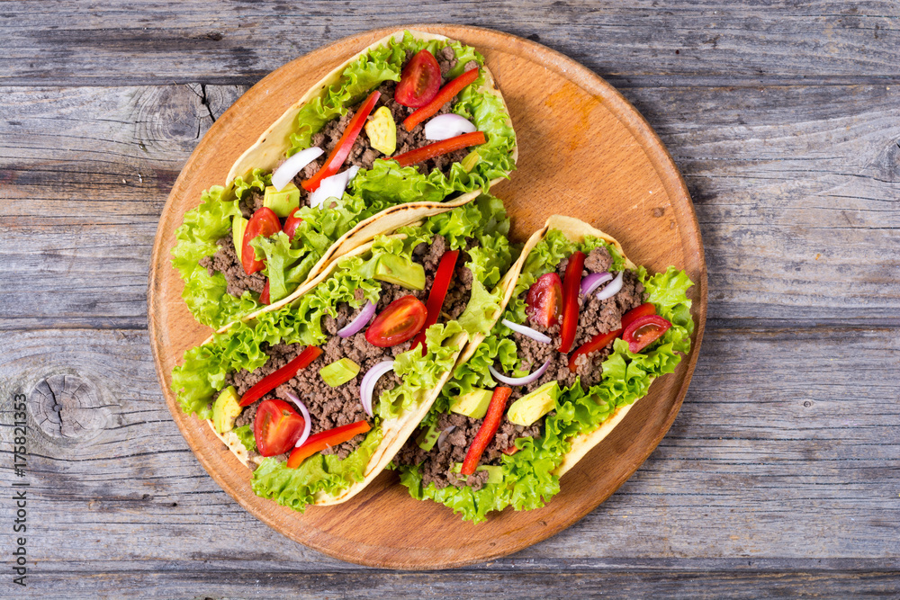 Traditional mexican tacos Traditional mexican tacos