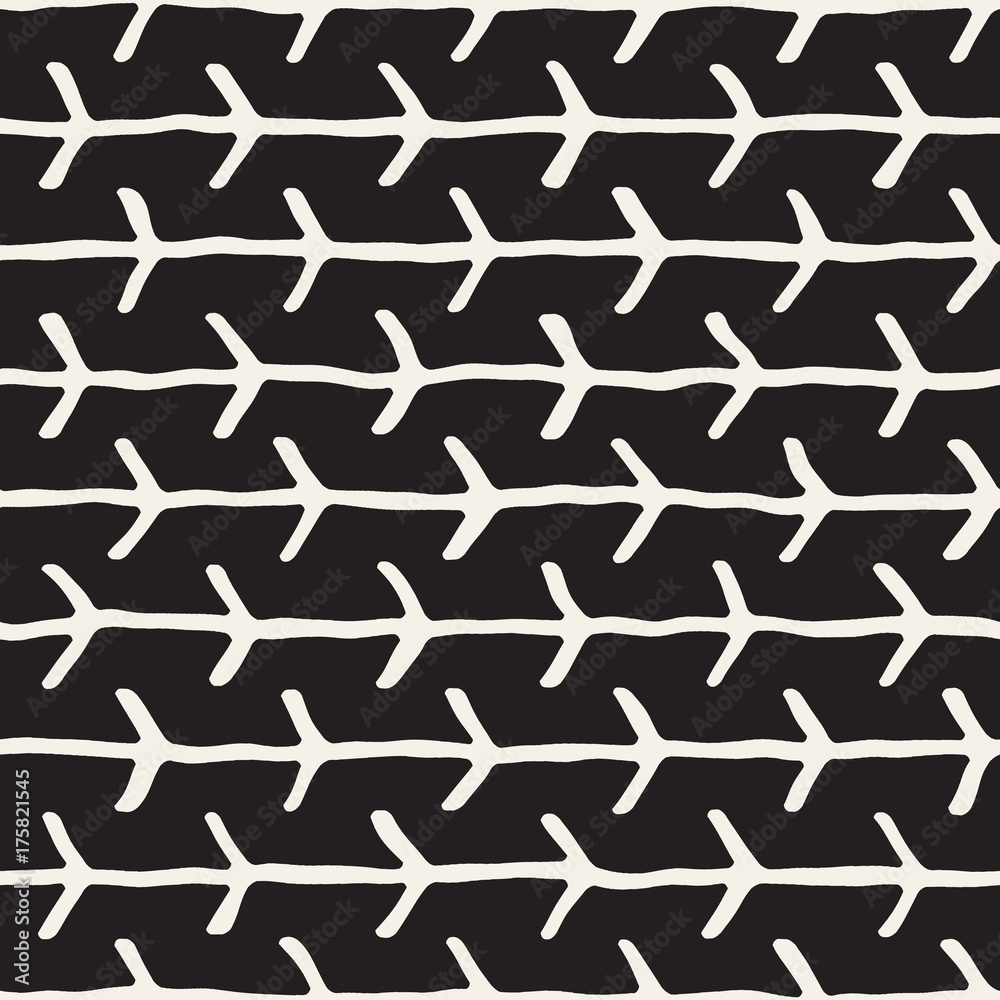 Obraz premium SET 50 Freehand Shapes Pattern 1 invert