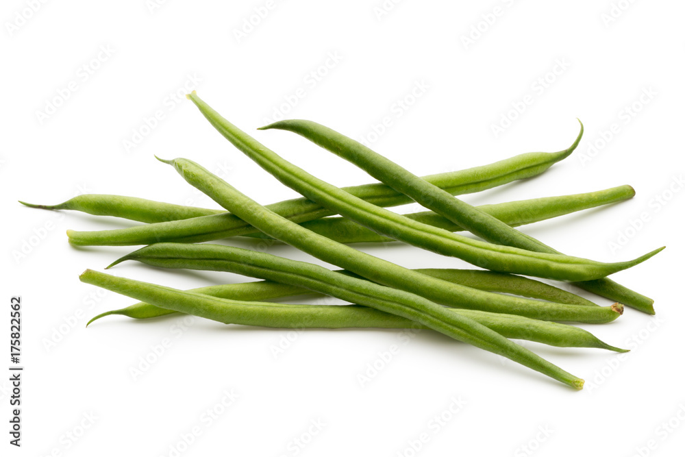 Green beans isolated on a white background. Green beans isolated on a white background.