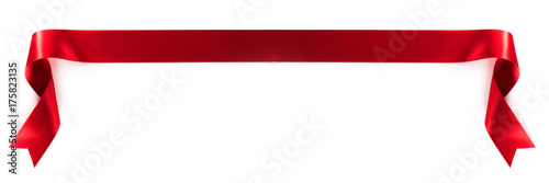 Foto Fabric red ribbon