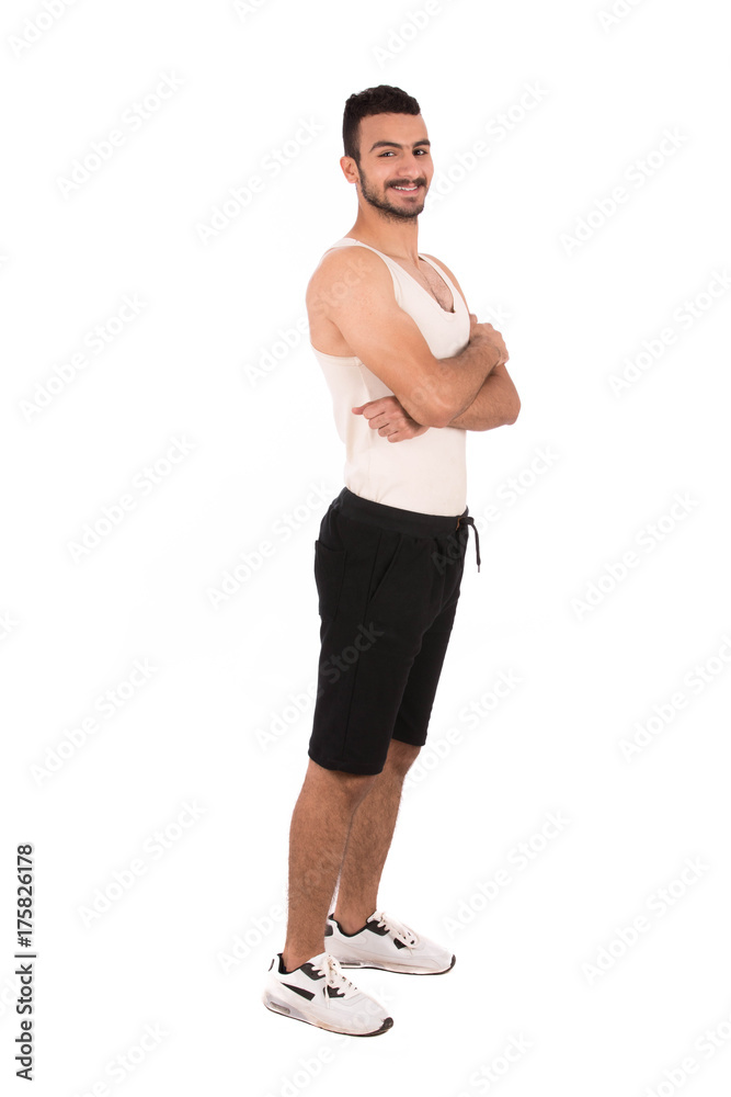 Athlete young man Athlete young man