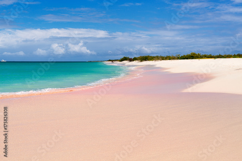 Pink sand beach photo