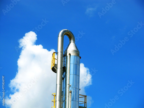 Technological installation, construction on a woodworking plant. 