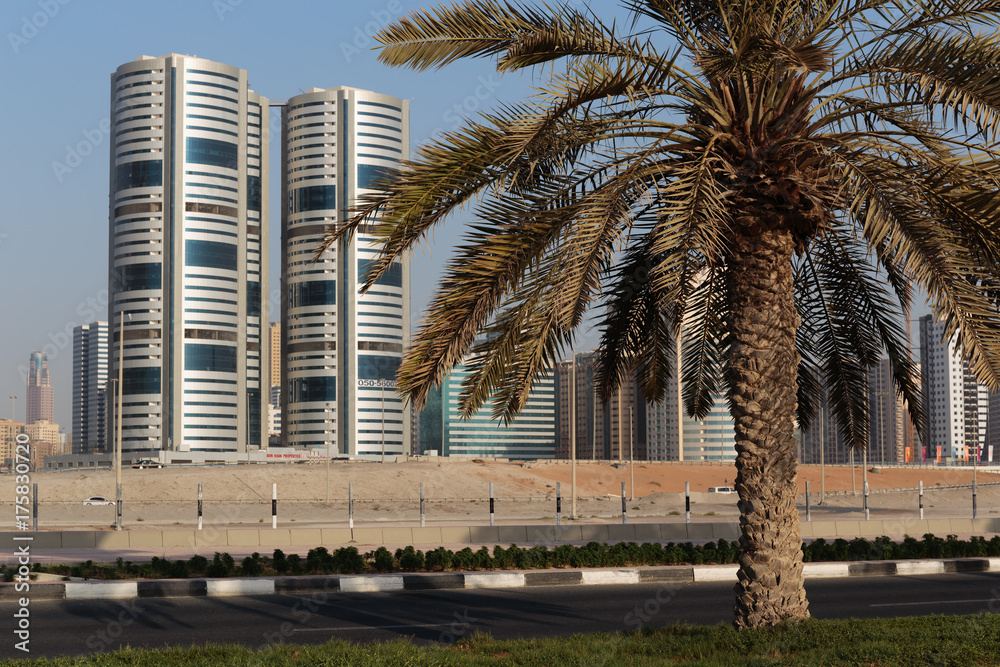 A general view of Sharjah UAE