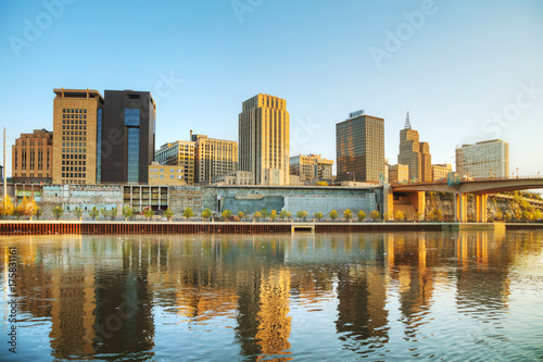 Overview of downtown St. Paul, MN