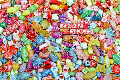 Colour beads texture