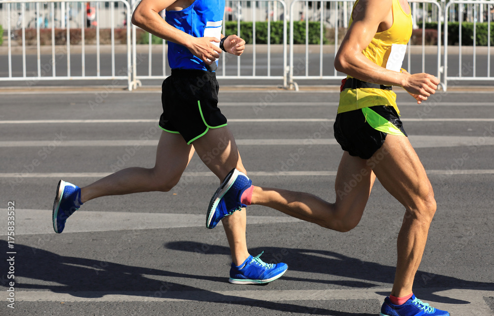 Fototapeta premium Marathon running race
