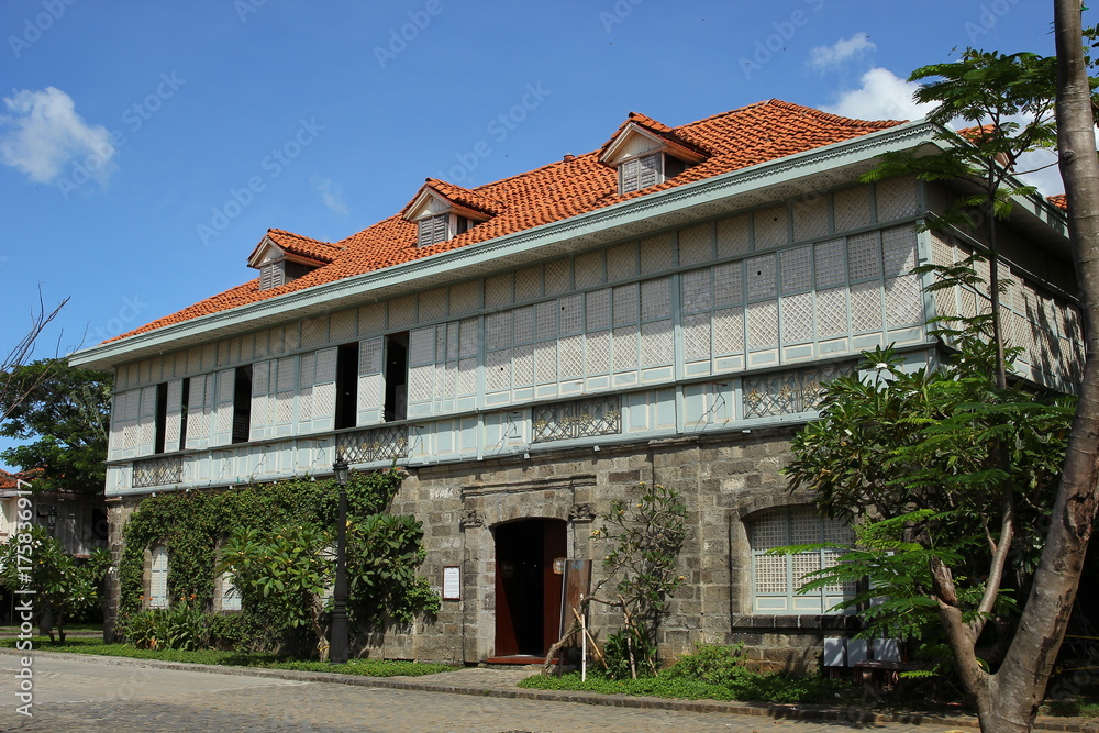 Traditionelles Haus von Candaba, Provinz Pampanga, Philippinen