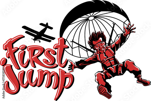first jump