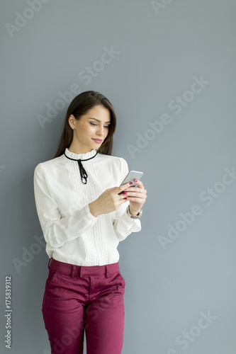 Elegant businesswoman with ...