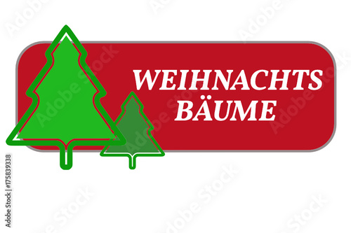 weihnachtsbäume / weihnachtsbaumverkauf (freisteller)