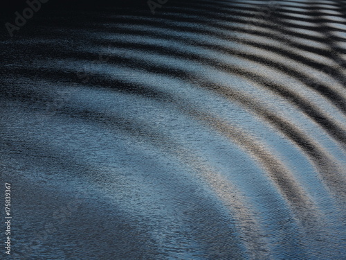 Rippling surface of a fjord