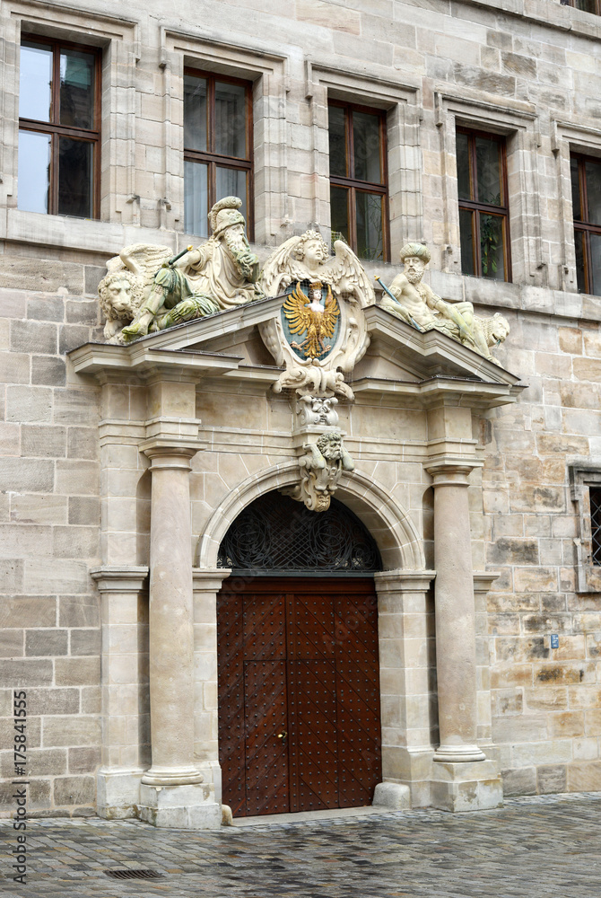 Portal Cityhall Nürnberg Bavaria