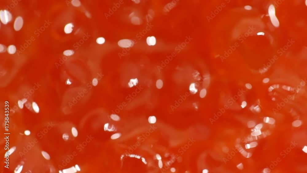 red caviar. macro red caviar. macro