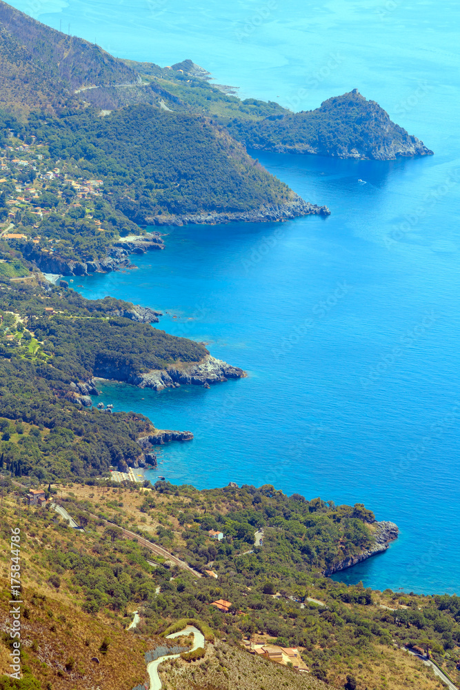 Tyrrhenian sea coast near Maratea, Italy