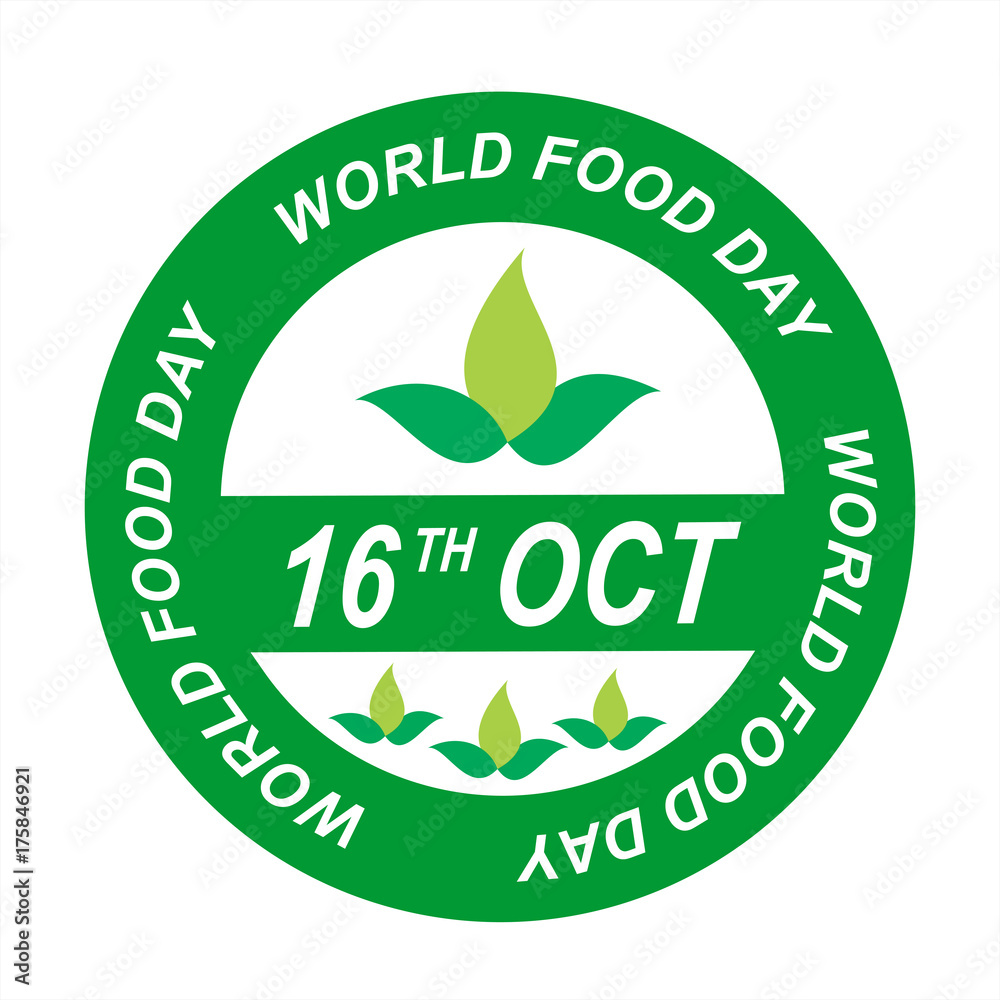 World Food Day Vector Illustration. Suitable for greeting card, poster and banner. World Food Day Vector Illustration. Suitable for greeting card, poster and banner.