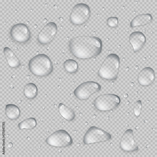 Background with drops of dew